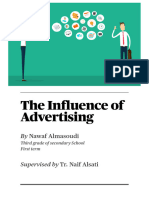The Influence of Advertising: by Nawaf Almasoudi