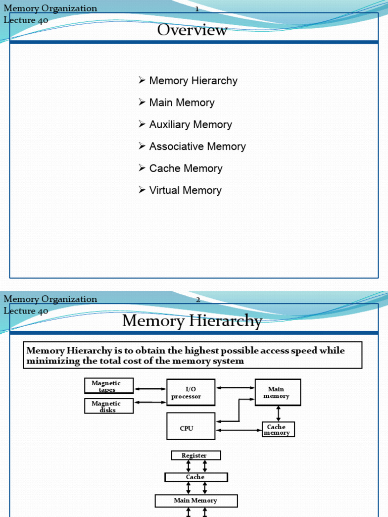 Unit 5 | PDF | Cpu Cache | Computer Data Storage