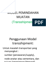Bab6 MODEL TRAnsshipment