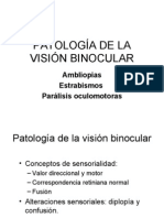 Patología de La Visión Binocular