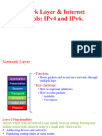 Network Layer and Internet Protocols IPv