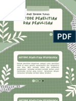 Pertemuan 4 Metode Penelitian Dan Penulisan