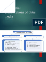 Intracranial Complications of Otitis Media