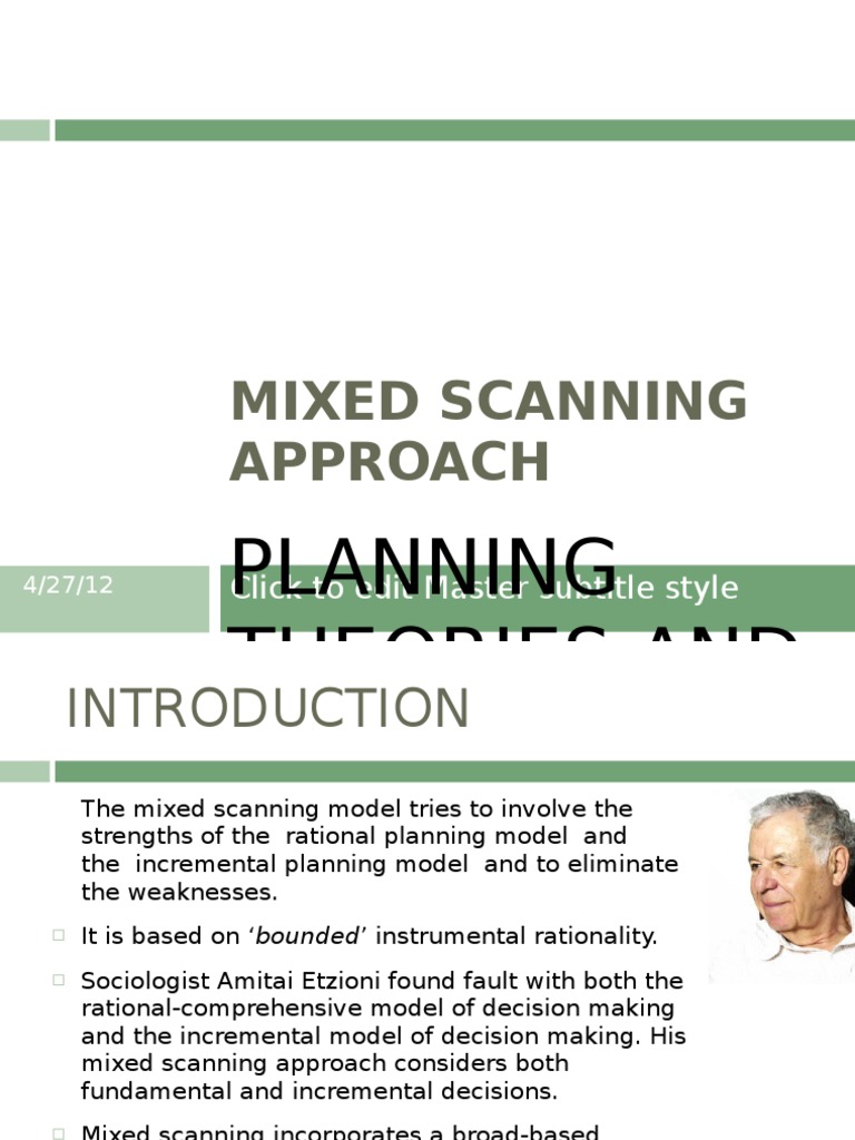 Mixed Scanning PDF Rationality Decision Making
