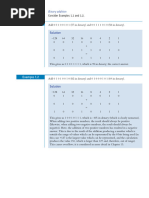 Binary Addition and Subtraction