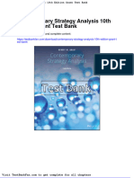 Full Download Contemporary Strategy Analysis 10th Edition Grant Test Bank