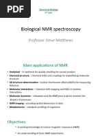 Matthews - Biological NMR - L1