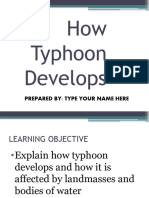 G8 Science Q2 - Week 5 - How Typhoon Develops