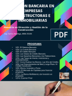 Gestion Bancaria en Empresas Constructoras E Inmobiliarias: Maestría en Dirección y Gestión de La Construcción