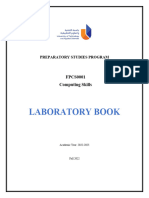 FPCS0001 Lab Book - Updated