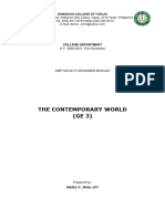 Contemporary-World-GE3-Module-4 ANS