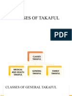 6.0 Classes of Takaful