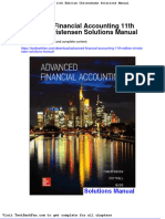 Full Download Advanced Financial Accounting 11th Edition Christensen Solutions Manual