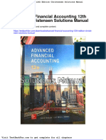 Full Download Advanced Financial Accounting 12th Edition Christensen Solutions Manual