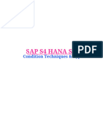 Sap S4hana SD Condition Techniques and Types