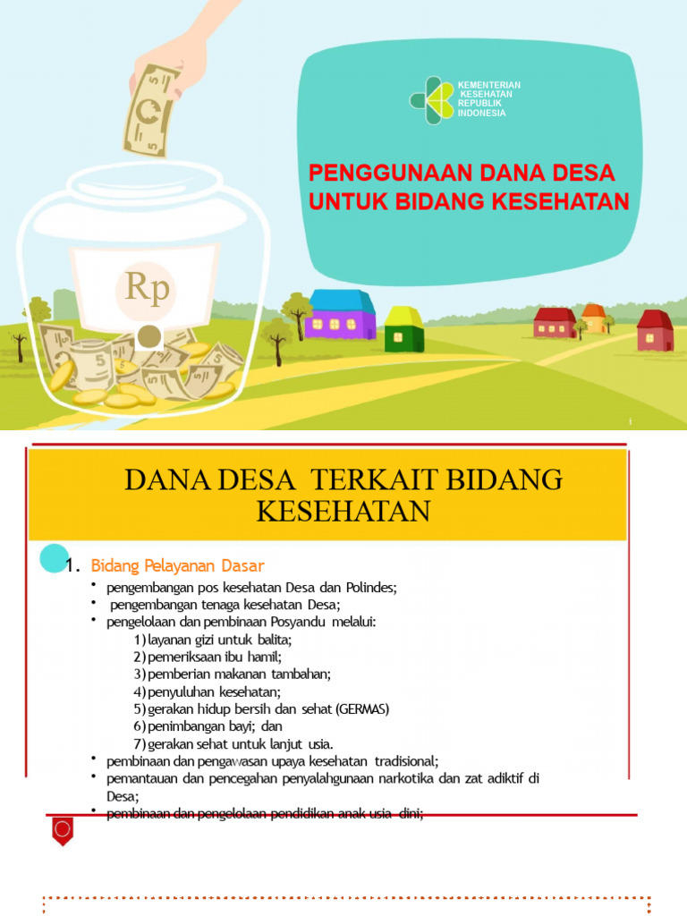 Pemanfaatan Dana Desa untuk Kesehatan | PDF | Kesehatan Holistik