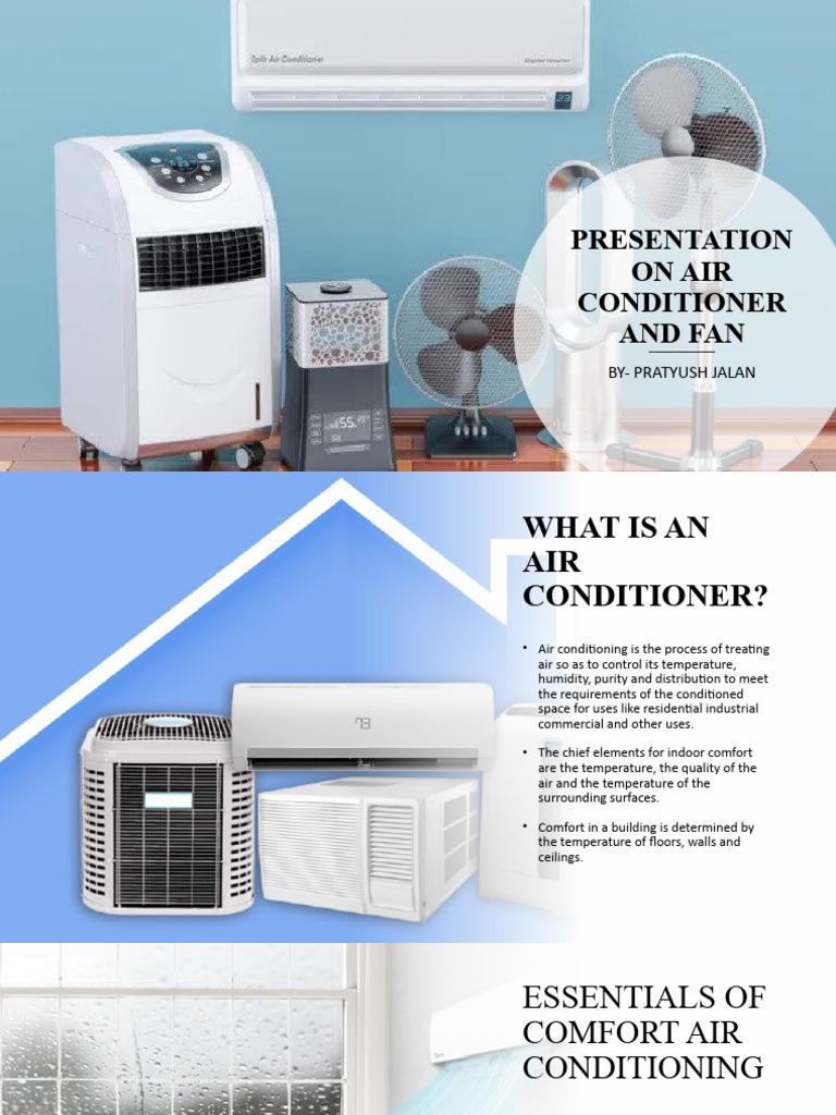 Air Conditioner & Fan PDF Air Conditioning Humidity