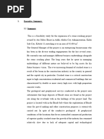 Feasibility Stone Crushing