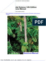 Full Download Environmental Science 14th Edition Miller Solutions Manual