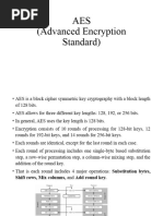 Module-3: Aes Structure General Structure | PDF | Cryptography 
