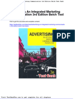 Full Download Advertising An Integrated Marketing Communication 3rd Edition Belch Test Bank