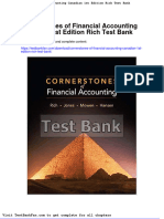 Full Download Cornerstones of Financial Accounting Canadian 1st Edition Rich Test Bank