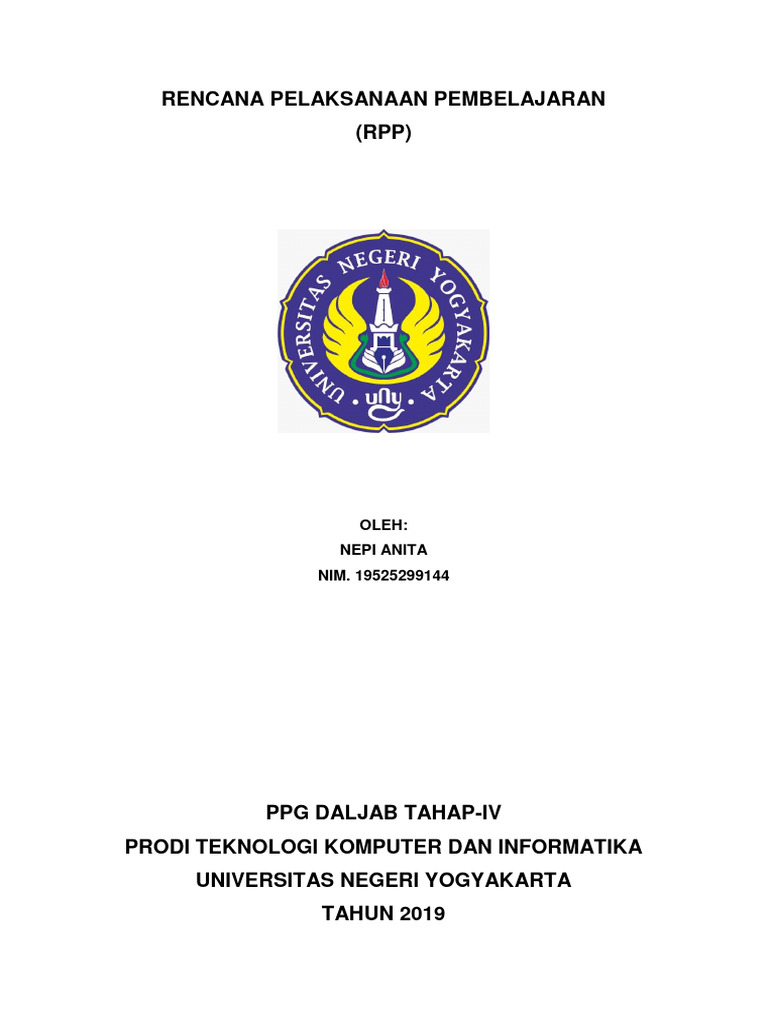 RPP Pembelajaran CorelDraw X3 | PDF