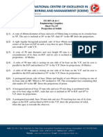 EG Sheet 3 Projection of Solids