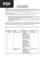 Eligibility Report On Candidates For 2023 Students' Union Election