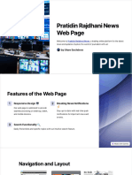 Pratidin Rajdhani News Web Page
