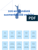 The First 100 Finnish Verbs
