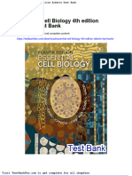Full Download Essential Cell Biology 4th Edition Alberts Test Bank