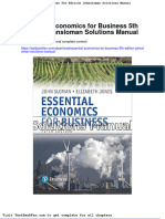 Full Download Essential Economics For Business 5th Edition Johnsloman Solutions Manual