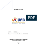 Review 15 Jurnal - Lusiano - Prof Associate DR Suhardi S.E., M.M.