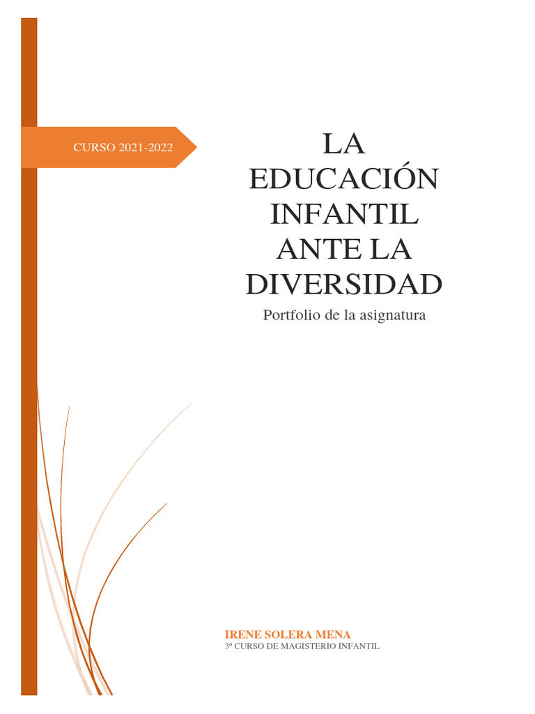 Educación Infantil y Diversidad | PDF | Educación de la primera ...