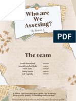Who Are We Assesing