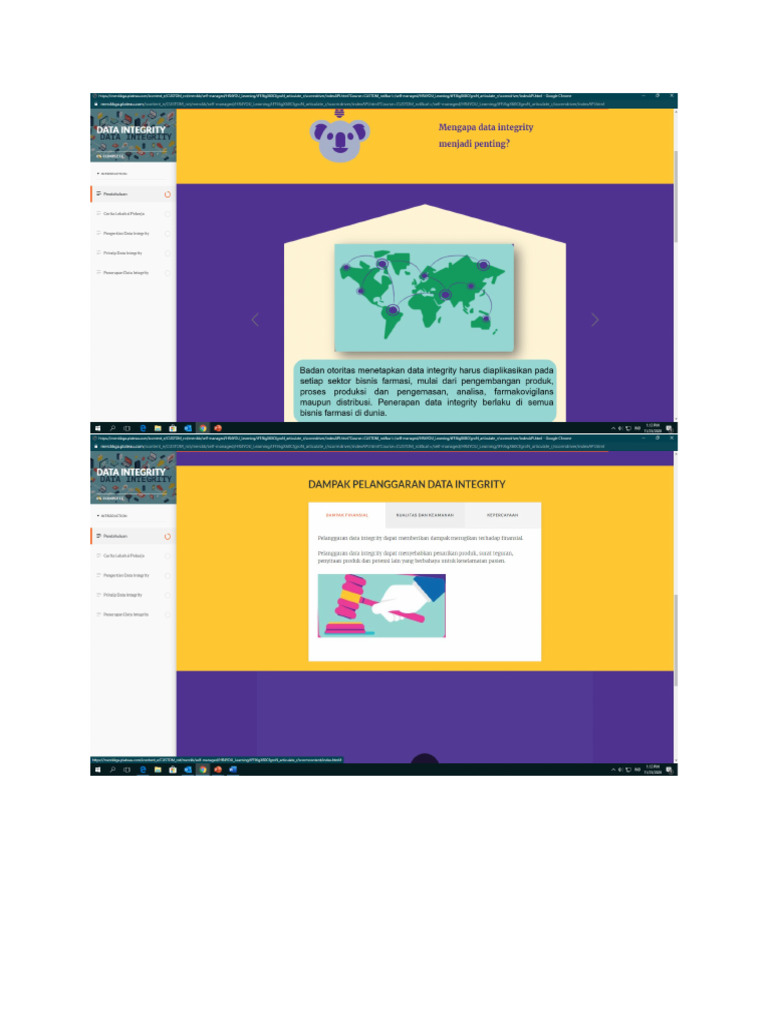 Materi Dan Jawaban Training Data Integrity Pdf