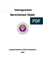 Pemrograman Berorientasi Objek