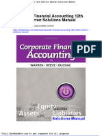 Full Download Corporate Financial Accounting 12th Edition Warren Solutions Manual