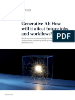 Generative Ai How Will It Affect Future Jobs and Workflows