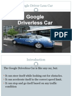 Google Driver Less Car