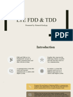 Lte FDD & TDD