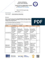 Arabis-Rating Sheet