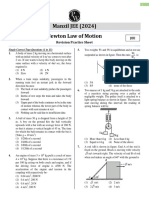 Newton Laws of Motion - Practice Sheet