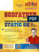 Static GK Godfather Toppers Handbook English Medium High Quality