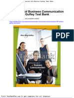 Full Download Essentials of Business Communication 8th Edition Guffey Test Bank
