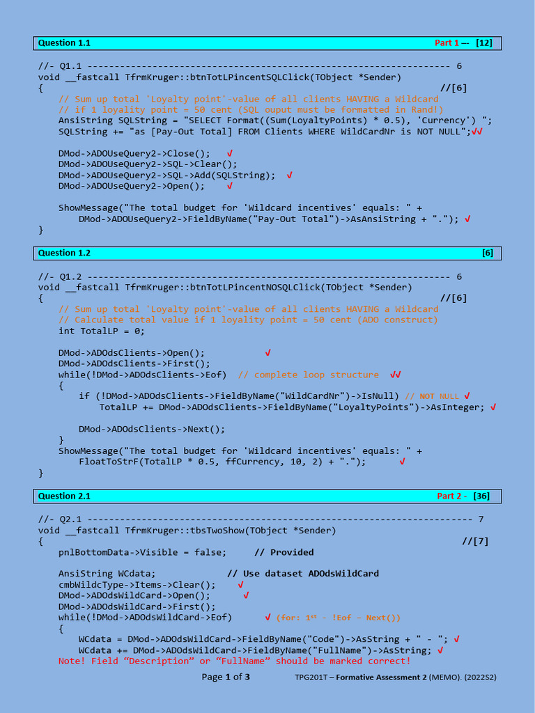 AnsiString Usage in SQL Queries | PDF