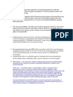 Answers To Environmental Law