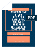 Comparative Study Between Tamilnadu and West Bengal in The Basis of Ecosystem