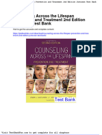 Full Download Counseling Across The Lifespan Prevention and Treatment 2nd Edition Juntunen Test Bank